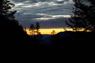 Atardecer en naturaleza