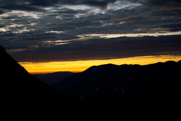 Atardecer en naturaleza