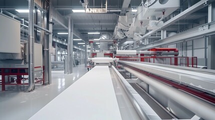 Obraz premium From Fibers to Finishing Touches: Innovative Processes in Modern Paper Factories