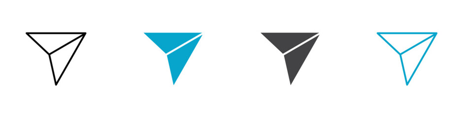 share icon Flat graphics set collection