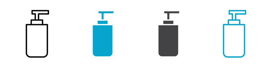 soap icon Flat graphics set collection