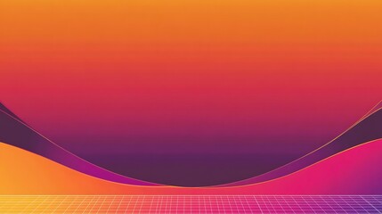 Fototapeta premium Abstract gradient background with a white grid.