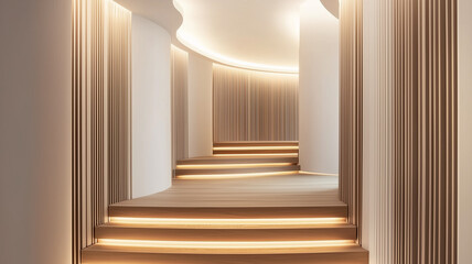 Fototapeta premium corridor with columns