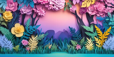 Blooms in a tranquil garden setting, Flowers in a peaceful garden environment