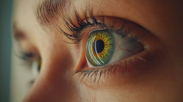 An eye chart with letters of various sizes, emphasizing the importance of vision testing, with copy space, World Sight Day