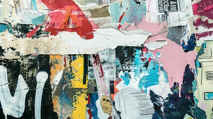Fototapeta premium Dynamic Graffiti-Inspired Grunge Background Design