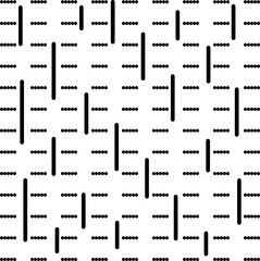 Vertical stripes and horizontal dots in separate groups.