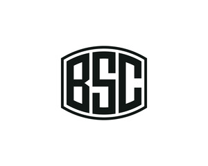 BSC logo design vector template. BSC