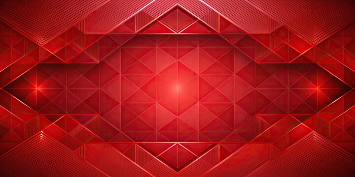 futuristic luxurious red geometric background