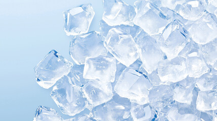 Obraz premium Crystal Clear Ice Cubes