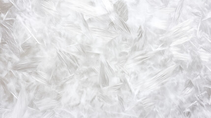 Obraz premium Abstract Frosted White Crystal Texture