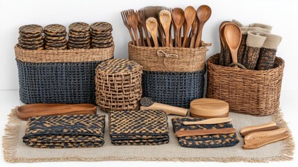 Wooden Kitchen Accessories.