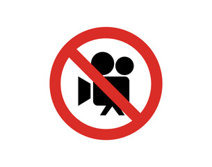 no video sign