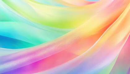 Obraz premium 淡い虹色の壁紙