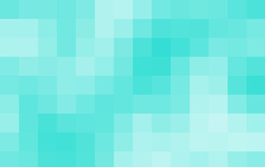 Art texture from soft blue squares. Trendy halftone background for presentation. Abstract blue Pixel square background. The pixels can be arranged in a gradient or random pattern