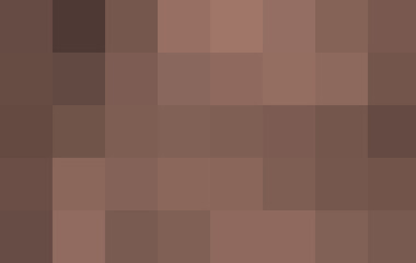 Art texture from dark and light brown squares. Trendy halftone background for presentation. Abstract brown Pixel square background. The pixels can be arranged in a gradient or random pattern