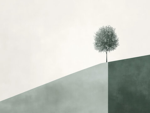 Soft Gradient Background Featuring Two Parallel Bars for Minimalist and Modern Visuals