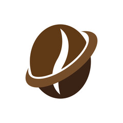 Coffee Bean Logo Template Icon