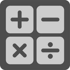 Fototapeta premium Mathematical signs icon. Mathematical signs button.