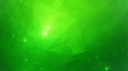 Elegant Light Green Abstract Background Featuring Polygons and a Decorative Frame.