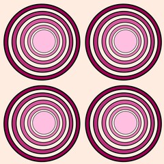 seamless pattern of circles