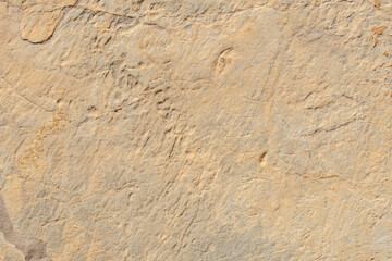 A sandy surface with a few small rocks