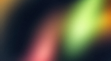 Green orange vibrant color grainy gradient with smooth noise texture effect backdrop design background