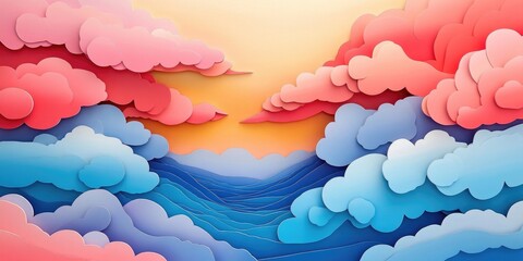 Dramatic photograph of a sky filled with dense, heavy clouds, emphasizing the striking formations and the overcast atmosphere they create