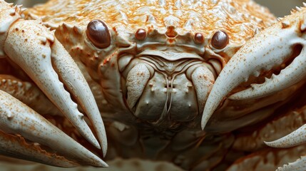 Close-Up of a Crab with Detailed Features
