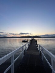 pier at sunset