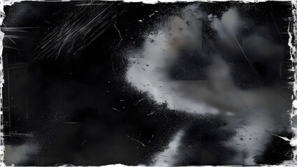 Aged Photograph with Scratches and Dust