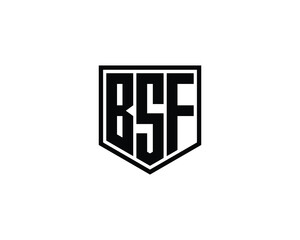BSF logo design vector template. BSF