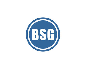 BSG logo design vector template. BSG