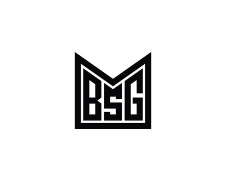 BSG logo design vector template. BSG