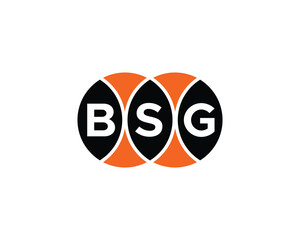 BSG logo design vector template. BSG