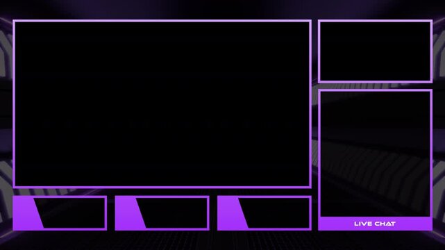 Animated intermission screen, stream will be right back, tream ending, stream offline, stream overlays with alpha channel