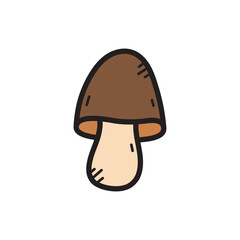 Mushroom (6) Vector Doodle Illustration