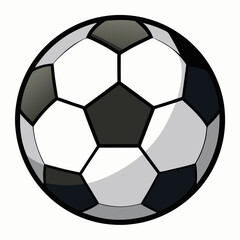 Soccer ball  vector illustration on a white background