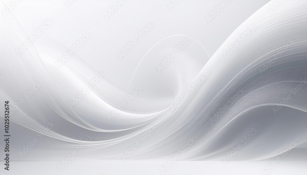 Poster Beautiful fantasy abstract; curve light abstract background