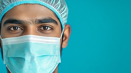Doctor or surgeon with mask
