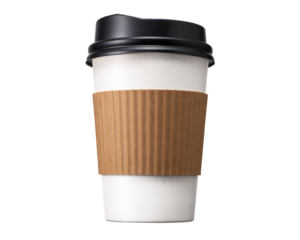 紙コップ入りのコーヒー