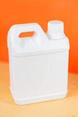 White Plastic Container with Handle