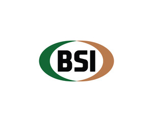 BSI logo design vector template. BSI