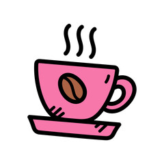 Cup Of Coffee Vector Doodle Illustration