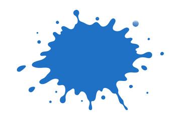 Slate Blue paint splatter | vector on white background