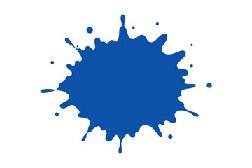 Slate Blue paint splatter | vector on white background