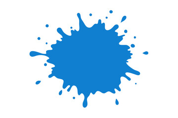 Slate Blue paint splatter | vector on white background