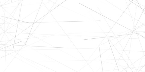 Random chaotic lines. Abstract geometric pattern. Outline monochrome texture. 