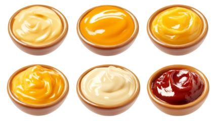 Awaiting refreshment, four empty cups arranged neatly on a clean surface four