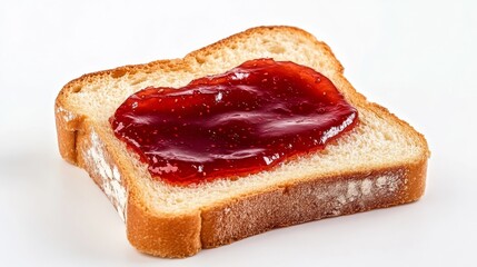Strawberry jam on bread
